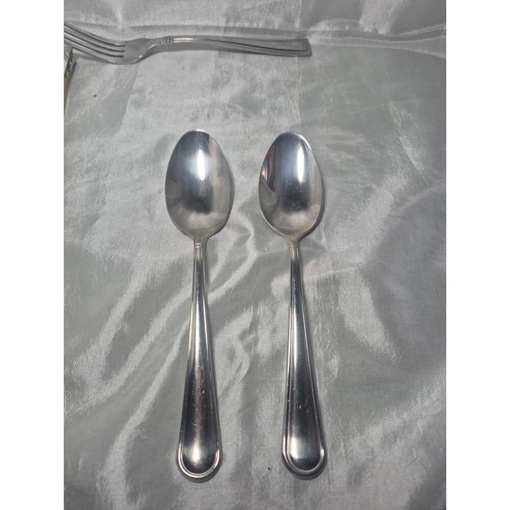 Mikasa Virtuoso Glossy 18/10 Vietnam Stainless Tablespoons Lot of 2